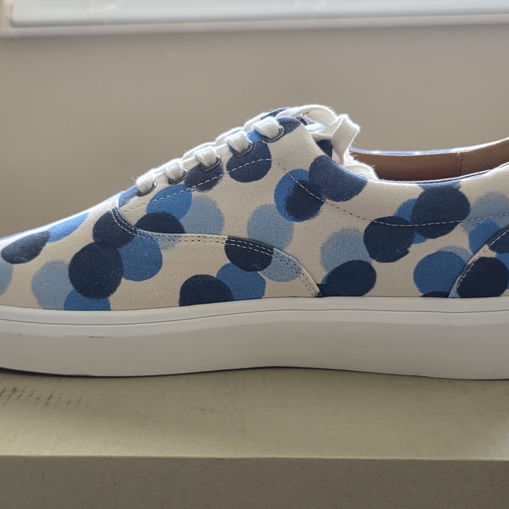 Ted Baker SHORNIC Spot Print Canvas Skate Shoe - Picture 3 of 6
